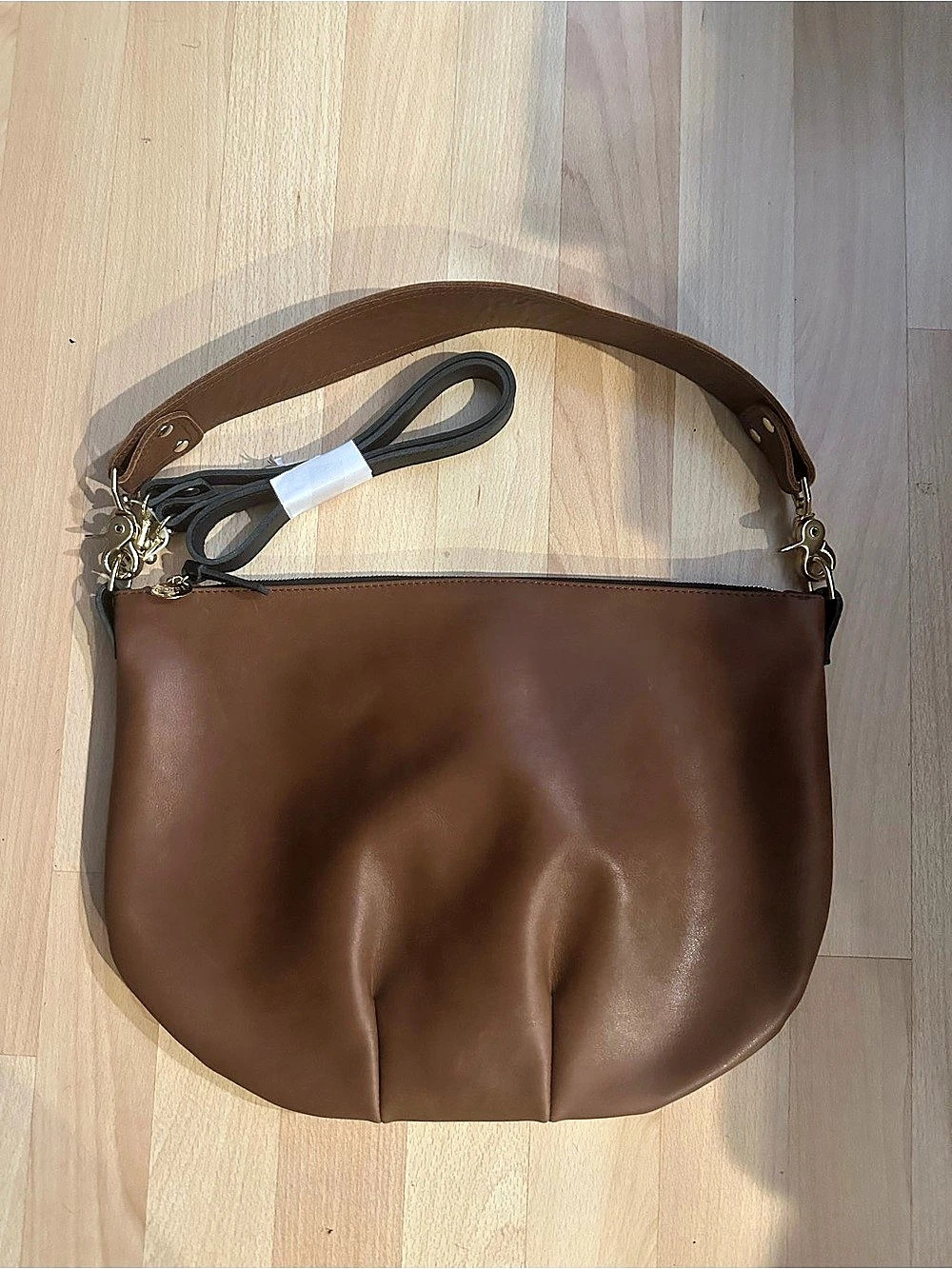 Clare V. Moyen Messenger. Shoulder Bag Brown